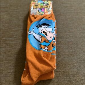 Fred Flintstone Orange Casual Socks for Men